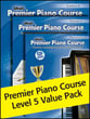 Alfred's Premier Piano Course Level 5 Value Pack piano sheet music cover